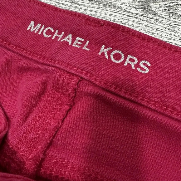 Michael Kors Fuchsia Skinny Denim Jeans Stretch Size 4 - Picture 7 of 8
